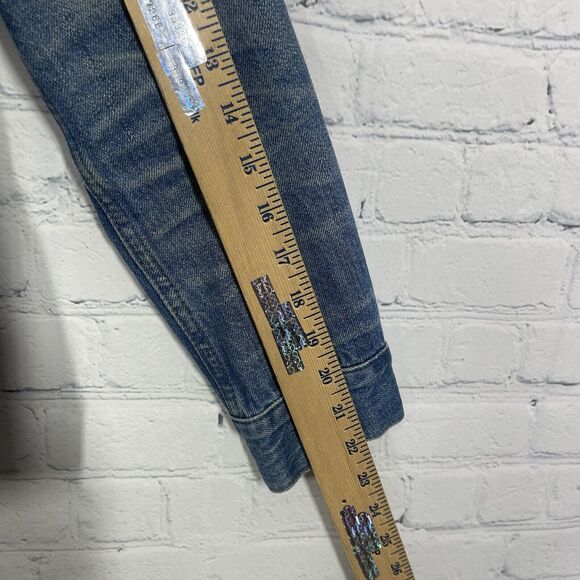 Madewell Jean Trucker Jacket Small Denim Medium Wash Flap Pockets Western - Picture 10 of 14